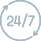 24/7 Availability