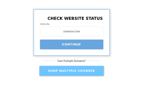 Website Status Checker